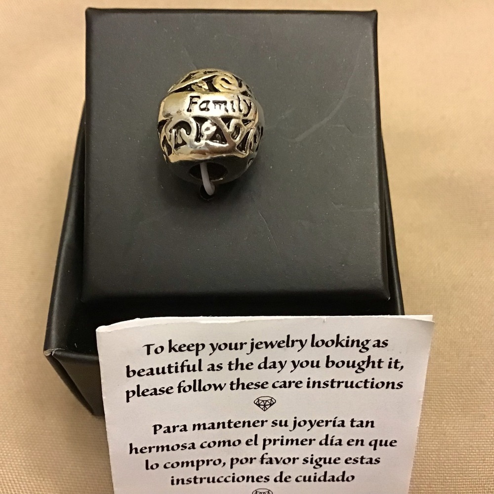 Round AVON Family charm